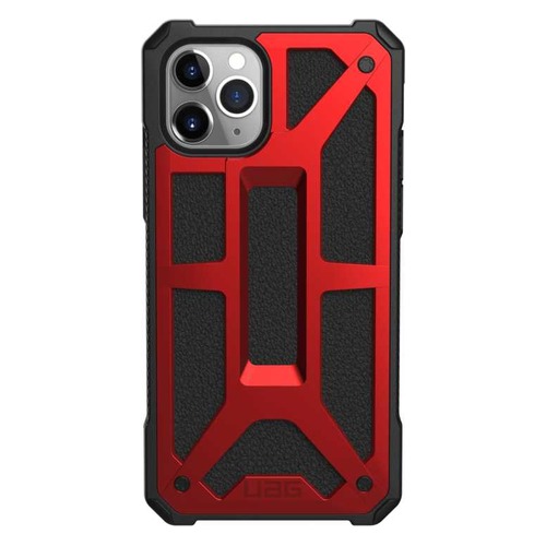 Чехол (клип-кейс) UAG Monarch, для Apple iPhone 11 Pro, красный/черный [111701119494]