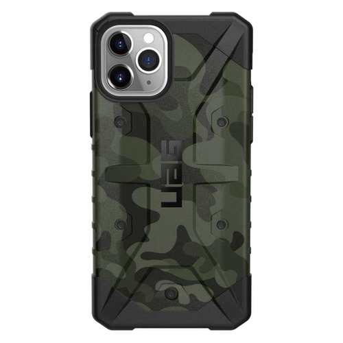 Чехол (клип-кейс) UAG Pathfinder, для Apple iPhone 11 Pro, зеленый/камуфляж [111707117271]