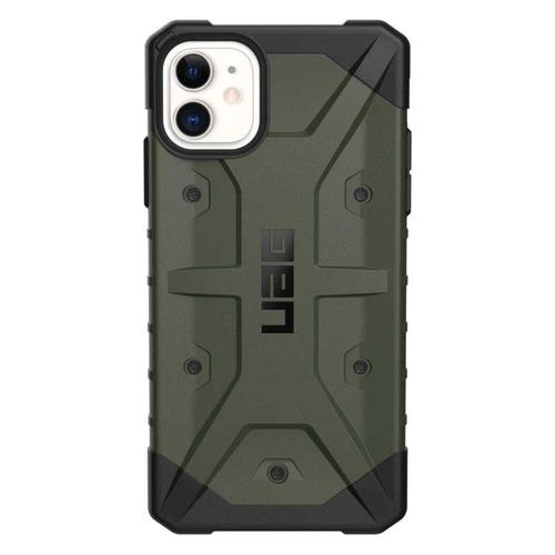 Чехол (клип-кейс) UAG Pathfinder, для Apple iPhone 11, оливковый/черный [111717117272]