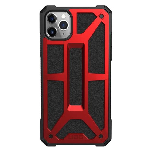 Чехол (клип-кейс) UAG Monarch, для Apple iPhone 11 Pro Max, красный/черный [111721119494]