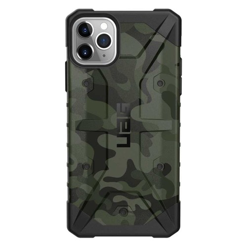 Чехол (клип-кейс) UAG Pathfinder, для Apple iPhone 11 Pro Max, зеленый/камуфляж [111727117271]