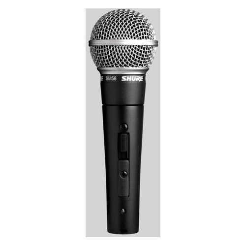 Микрофон Shure SM58S, черный/серебристый [sm58se]