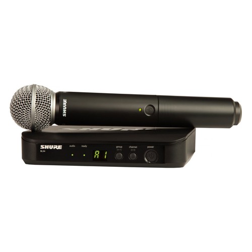 Радиосистема Shure BLX24E/SM58-M17 беспровод. черный