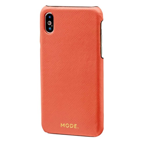 Чехол (клип-кейс) Mode London, для Apple iPhone X/XS, коралловый [loixruro5102]