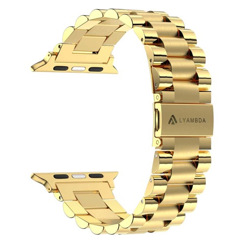 Ремешок Lyambda Keid для Apple Watch Series 3/4/5 золотистый (DS-APG-02-40-GL)