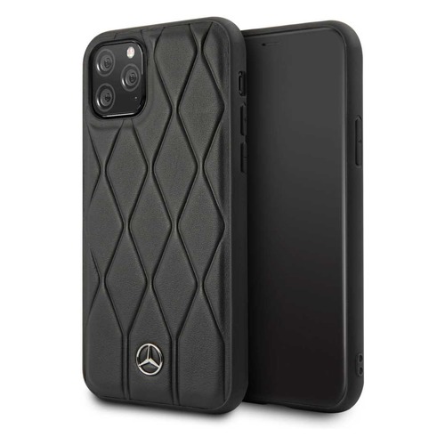 Чехол (клип-кейс) Mercedes Hard Case, для Apple iPhone 11 Pro, черный [mehcn58mulbk]