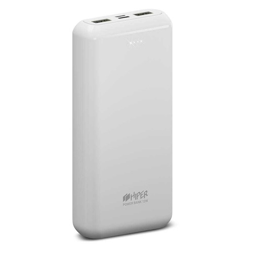 Внешний аккумулятор (Power Bank) HIPER PSL18000, 18000мAч, белый