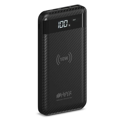 Внешний аккумулятор (Power Bank) HIPER SX10000, 10000мAч, черный