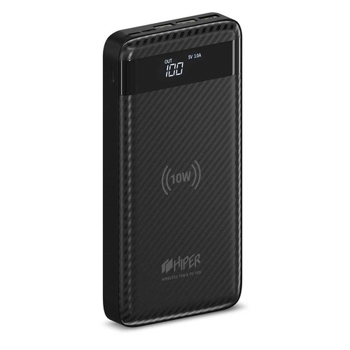 Внешний аккумулятор (Power Bank) HIPER SX20000, 20000мAч, черный