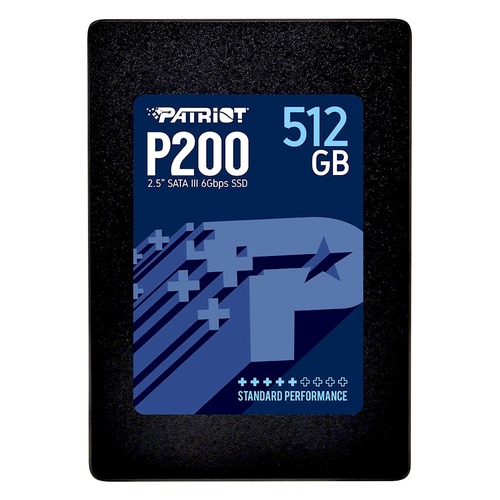 SSD накопитель PATRIOT P200 P200S512G25 512Гб, 2.5", SATA III