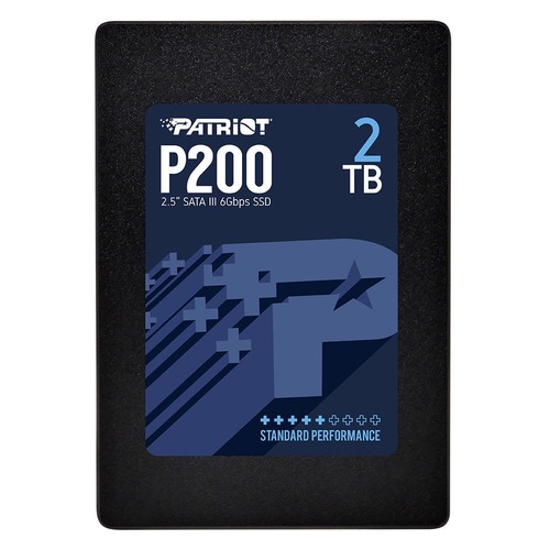 SSD накопитель PATRIOT P200 P200S2TB25 2Тб, 2.5", SATA III