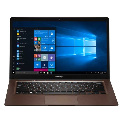 Ноутбук PRESTIGIO SmartBook 141С3, 14.1", Intel Atom X5 Z8350 1.44ГГц, 2Гб, 64Гб eMMC, Intel HD Graphics 400, Windows 10 Home, PSB141C03BGH_DB_CIS, темно-коричневый