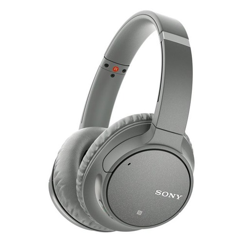 Наушники с микрофоном SONY WH-CH700N, 3.5 мм/Bluetooth, накладные, серый [whch700nh.e]