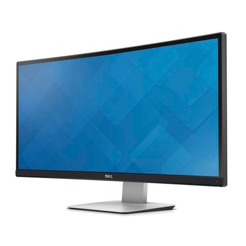 Монитор DELL UltraSharp U3415W 34", черный и серебристый [3415-1750]