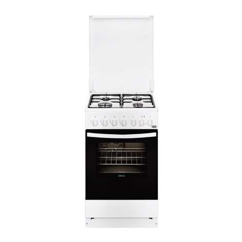 Газовая плита ZANUSSI ZCK9552G1W, электрическая духовка, белый