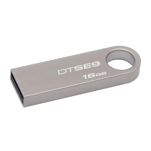 Флешка USB KINGSTON DataTraveler SE9 16Гб, USB3.0, серебристый [dtse9g2/16gb]