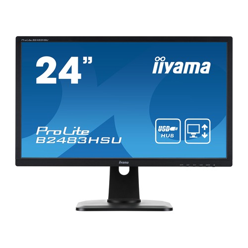 Монитор IIYAMA ProLite B2483HSU-B1DP 24", черный