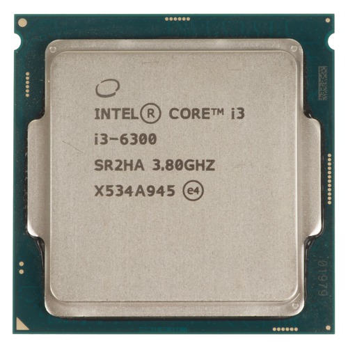 Процессор INTEL Core i3 6300, LGA 1151, OEM [cm8066201926905s r2ha]