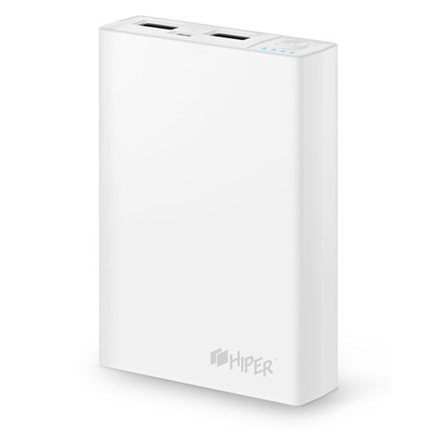 Внешний аккумулятор (Power Bank) HIPER RP10000, 10000мAч, белый [rp10000 white]