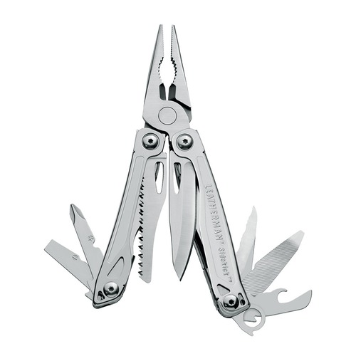 Мультитул LEATHERMAN Sidekick, 14 функций, серебристый [831439]