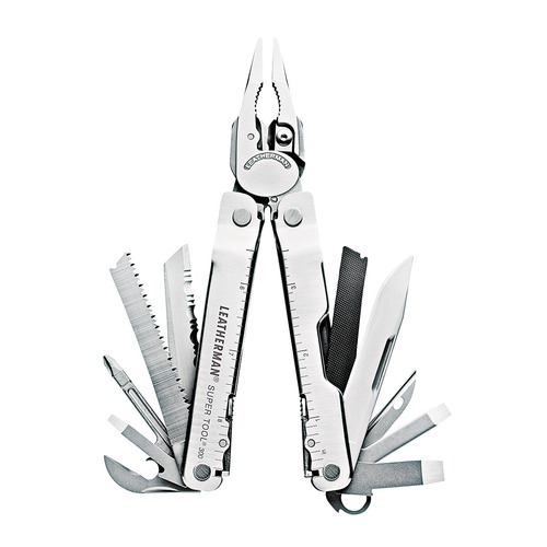 Мультитул LEATHERMAN Super Tool 300, 19 функций, серебристый [831183]