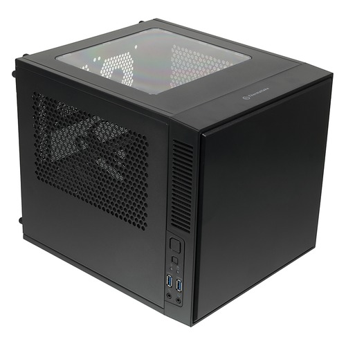 Корпус miniITX THERMALTAKE Suppressor F1 Mini-Tower, без БП, черный