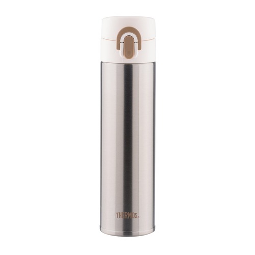 Термос THERMOS JNI400-SL, 0.4л, серебристый/ белый