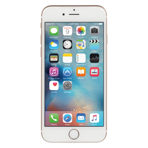 Смартфон APPLE iPhone 6s 128Gb, MKQW2RU/A, розовый/золотистый