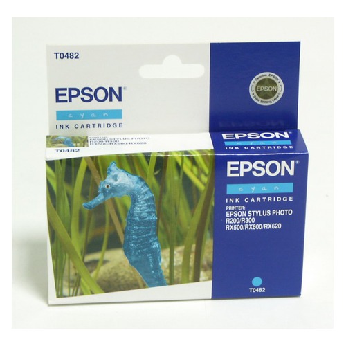 Картридж EPSON T0482, голубой [c13t04824010]