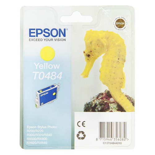 Картридж EPSON T0484, желтый [c13t04844010]