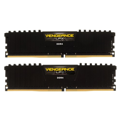 Модуль памяти CORSAIR Vengeance LPX CMK16GX4M2A2666C16 DDR4 - 2x 8Гб 2666, DIMM, Ret