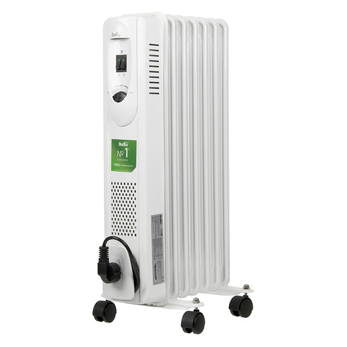 Масляный радиатор BALLU Comfort BOH/CM-07WDN, 1500Вт, белый [boh/cm-07wdn 1500]