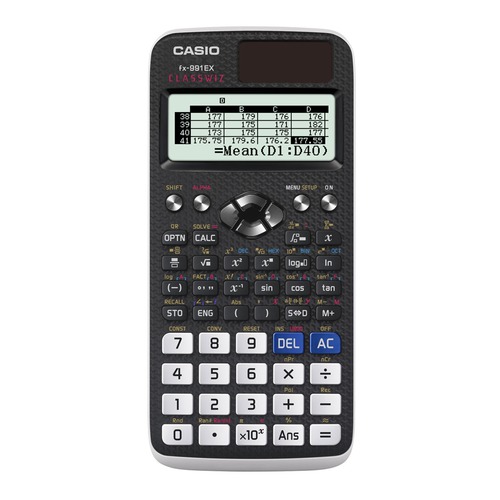 Калькулятор CASIO Classwiz, FX-991EX, 10+2-разрядный, черный