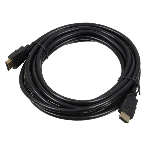 Кабель аудио-видео High Speed ver.1.4, HDMI (m) - HDMI (m) , ver 1.4, 5м, GOLD черный