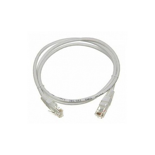 Кабель Патч-корд LANMASTER UTP, вилка RJ-45, вилка RJ-45, кат.5е, LSZH, 0.5м, серый [lan-pc45/u5e-0.5-gy]