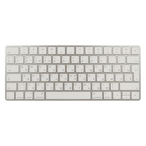 Клавиатура APPLE Magic Keyboard 2, беспроводная, серебристый [mla22ru/a]