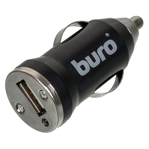 Автомобильное зарядное устройство BURO TJ-084, USB, 1A, черный