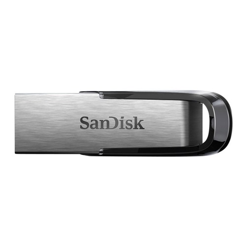 Флешка USB SANDISK Cruzer Ultra Flair 16Гб, USB3.0, серебристый и черный [sdcz73-016g-g46]
