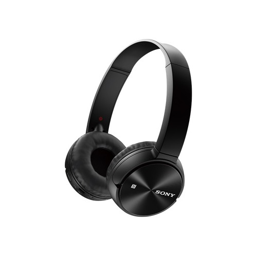 Наушники с микрофоном SONY MDR-ZX330BT, Bluetooth, накладные, черный [mdrzx330bt.e]