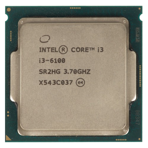 Процессор INTEL Core i3 6100, LGA 1151, OEM