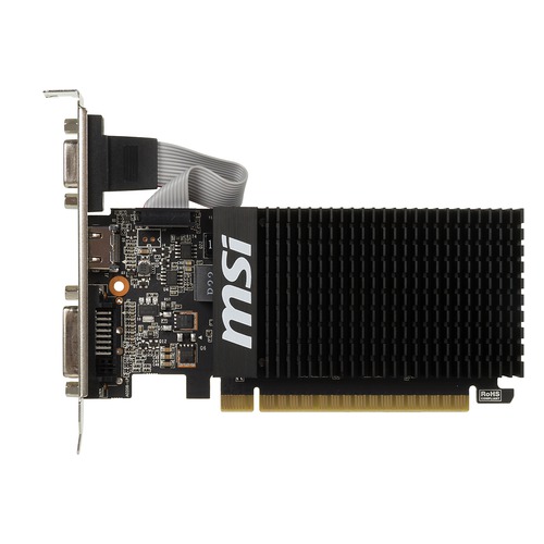 Видеокарта MSI nVidia GeForce GT 710 , GT 710 1GD3H LP, 1Гб, DDR3, Low Profile, Ret [geforce gt 710 1gd3h lp]