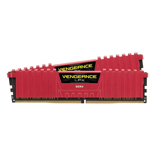 Модуль памяти CORSAIR Vengeance LPX CMK16GX4M2A2400C16R DDR4 - 2x 8Гб 2400, DIMM, Ret