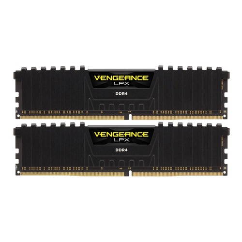 Модуль памяти CORSAIR Vengeance LPX Black Heat spreader CMK32GX4M2A2133C13 DDR4 - 2x 16Гб 2133, DIMM, Ret