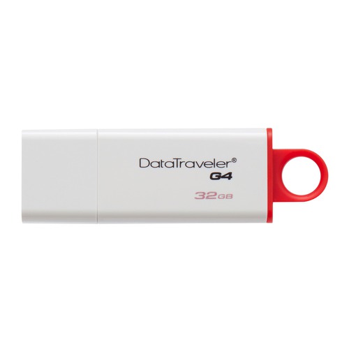 Флешка USB KINGSTON DataTraveler G4 32Гб, USB3.0, белый [dtig4/32gb]