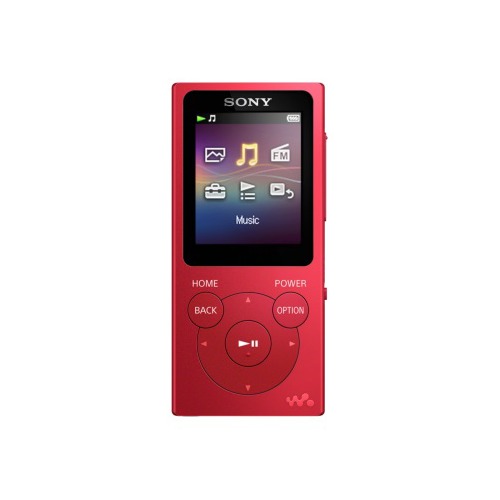 MP3 плеер SONY NW-E394 flash 8Гб красный [nwe394r.ee]