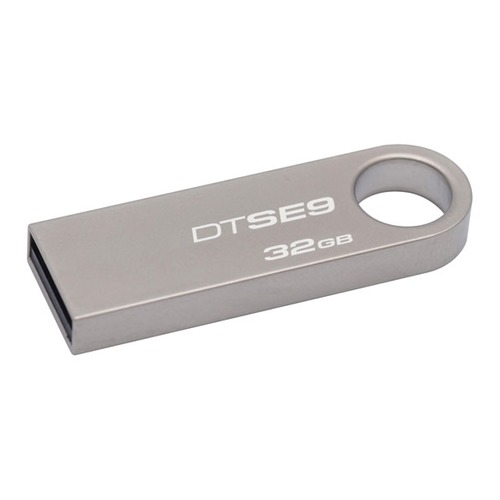 Флешка USB KINGSTON DataTraveler 32Гб, USB2.0, серебристый [dtse9h/32gb]