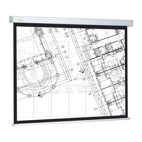 Экран CACTUS Wallscreen CS-PSW-124x221, 221х124.5 см, 16:9, настенно-потолочный белый