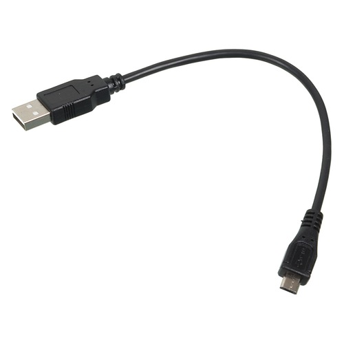 Кабель OTG BURO USB A(f), micro USB B (m), 0.2м, черный