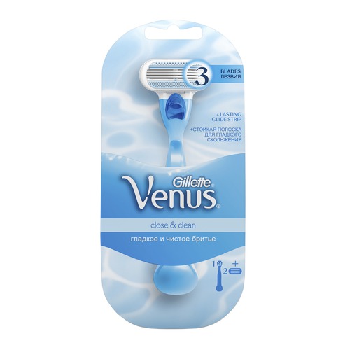 Бритва GILLETTE Venus, с 2 сменными кассетами [80244215]