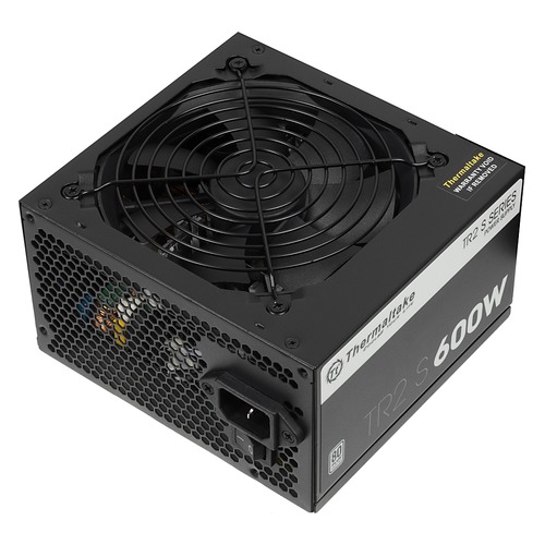 Блок питания THERMALTAKE TR2 S, 600Вт, 120мм, черный, retail [ps-trs-0600npcweu-2]